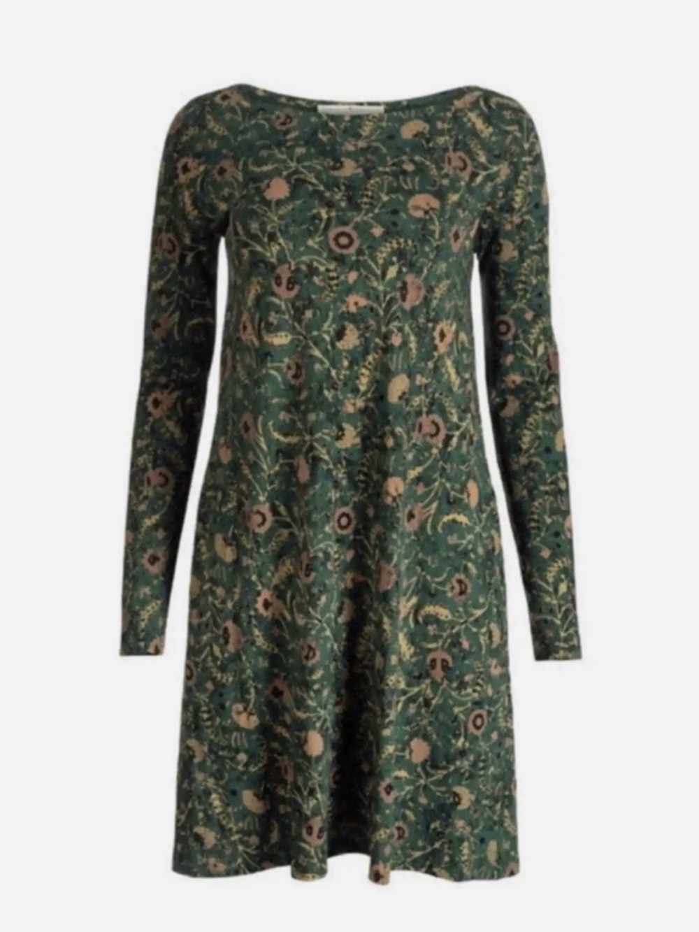 Peruvian Connection Orla Dress Floral Pima Cotton Modal Jersey - Picture 3 of 9